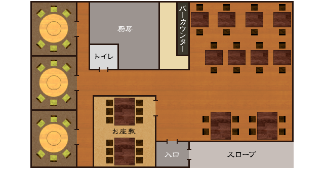 店内の様子